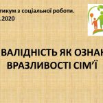 «Інвалідність як ознака вразливості сім’ї»